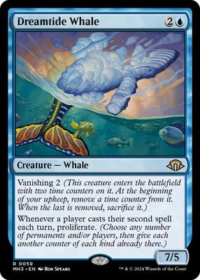 Dreamtide Whale card from Modern Horizons 3