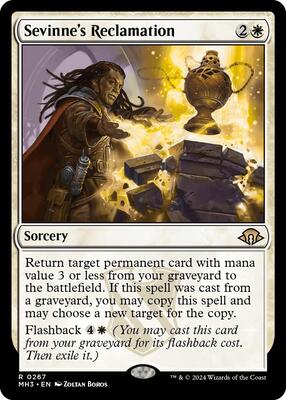 Sevinne's Reclamation card from Modern Horizons 3