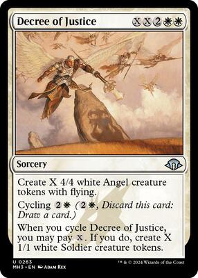 Decree of Justice card from Modern Horizons 3