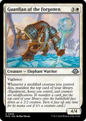 Guardian of the Forgotten card from Modern Horizons 3