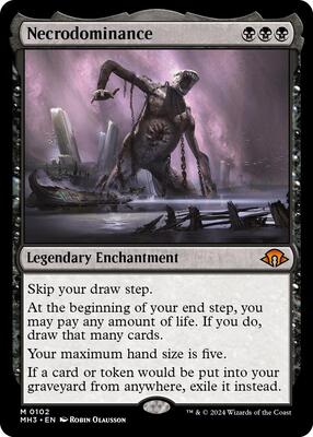 Necrodominance card from Modern Horizons 3