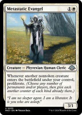 Metastatic Evangel card from Modern Horizons 3