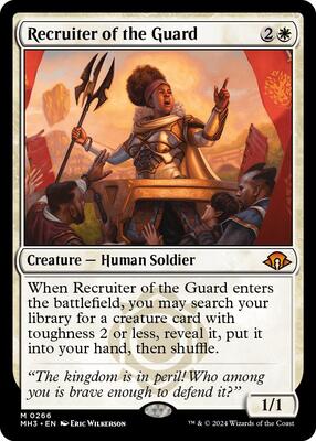 Recruiter of the Guard card from Modern Horizons 3
