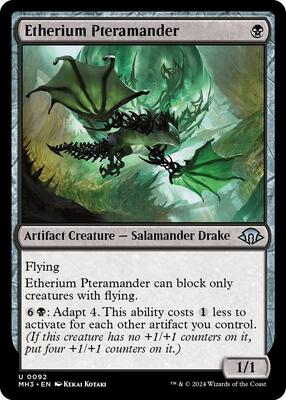 Etherium Pteramander card from Modern Horizons 3