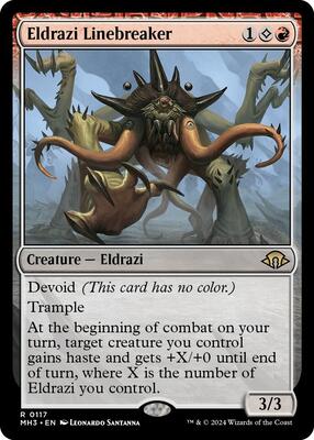 Eldrazi Linebreaker card from Modern Horizons 3