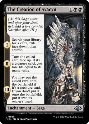The Creation of Avacyn card from Modern Horizons 3
