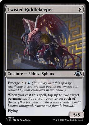 Twisted Riddlekeeper card from Modern Horizons 3
