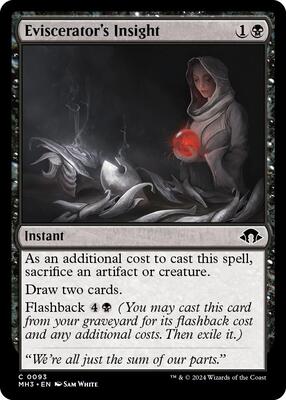 Eviscerator's Insight card from Modern Horizons 3