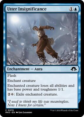 Utter Insignificance card from Modern Horizons 3