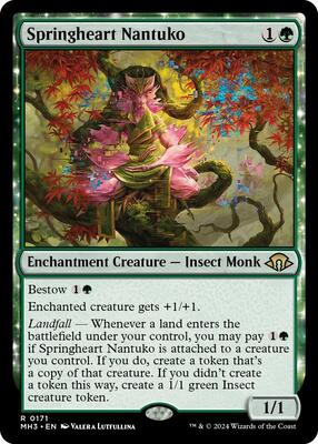 Springheart Nantuko card from Modern Horizons 3