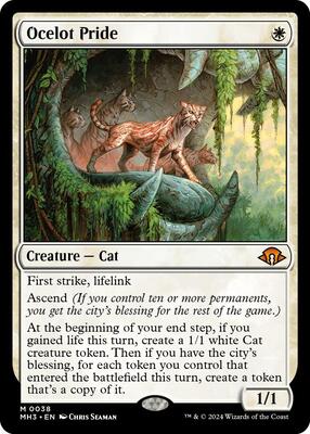 Ocelot Pride card from Modern Horizons 3