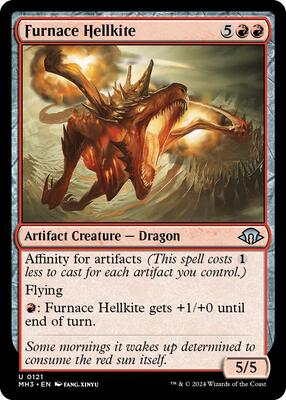 Furnace Hellkite card from Modern Horizons 3