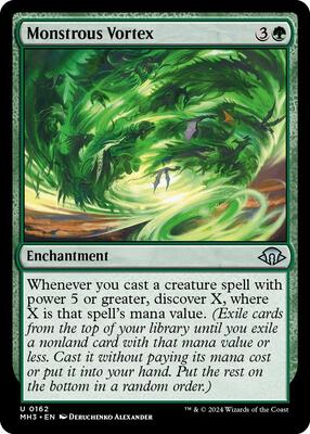 Monstrous Vortex card from Modern Horizons 3