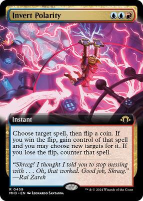 Invert Polarity (Extended Art) card from Modern Horizons 3
