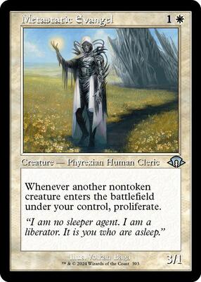 Metastatic Evangel (Retro Frame) card from Modern Horizons 3
