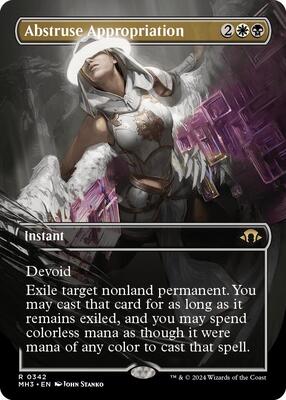Abstruse Appropriation (Borderless) card from Modern Horizons 3