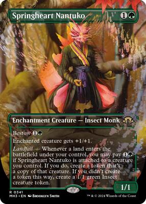 Springheart Nantuko (Borderless) card from Modern Horizons 3