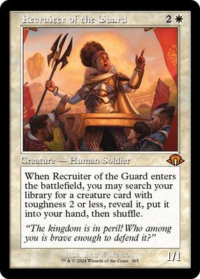 Recruiter of the Guard (Retro Frame) card from Modern Horizons 3