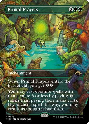 Primal Prayers (Borderless) card from Modern Horizons 3