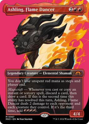Ashling, Flame Dancer (Borderless) card from Modern Horizons 3