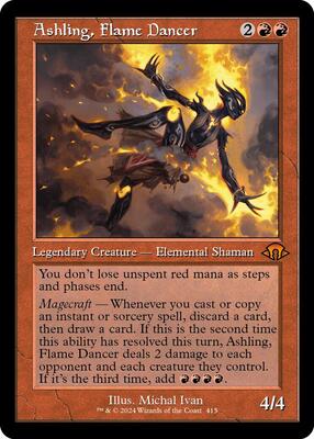 Ashling, Flame Dancer (Retro Frame) card from Modern Horizons 3