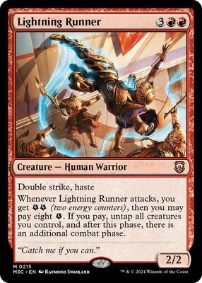 Lightning Runner card from Commander: Modern Horizons 3