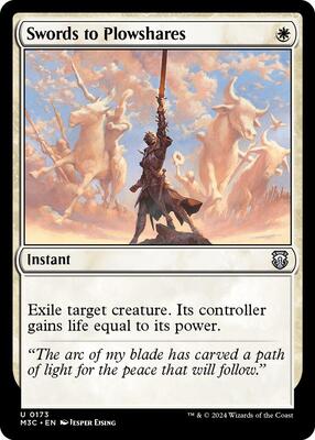 Swords to Plowshares card from Commander: Modern Horizons 3