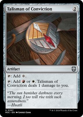 Talisman of Conviction card from Commander: Modern Horizons 3