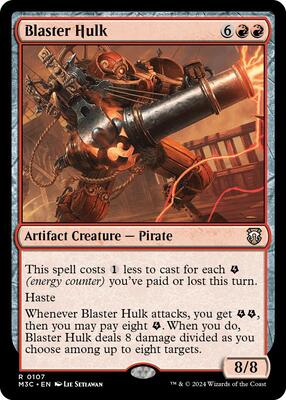 Blaster Hulk card from Commander: Modern Horizons 3