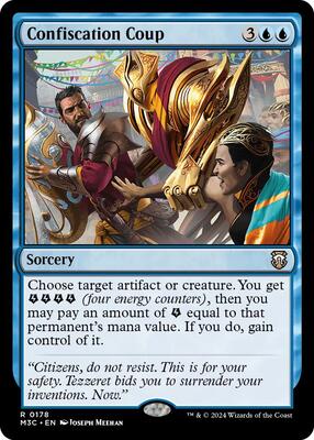 Confiscation Coup card from Commander: Modern Horizons 3
