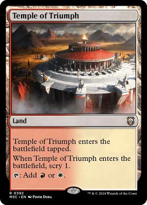 Temple of Triumph card from Commander: Modern Horizons 3