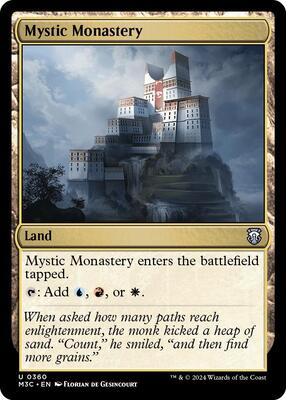 Mystic Monastery card from Commander: Modern Horizons 3