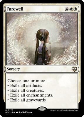 Farewell card from Commander: Modern Horizons 3