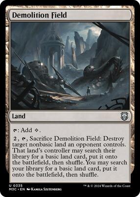 Demolition Field card from Commander: Modern Horizons 3