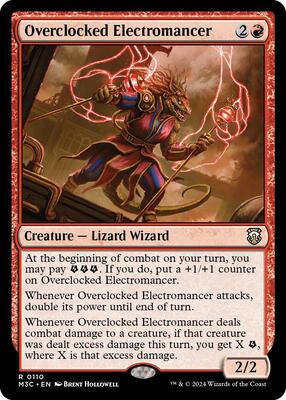 Overclocked Electromancer card from Commander: Modern Horizons 3