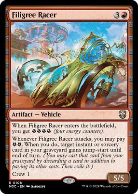 Filigree Racer card from Commander: Modern Horizons 3