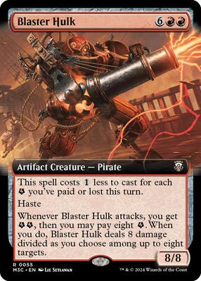 Blaster Hulk (Extended Art) card from Commander: Modern Horizons 3