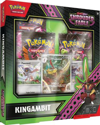 Kingambit Illustration Collection card from SV: Shrouded Fable