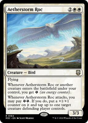 Aetherstorm Roc (Ripple Foil) card from Commander: Modern Horizons 3