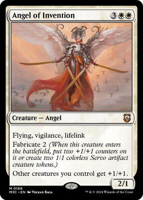 Angel of Invention (Ripple Foil) card from Commander: Modern Horizons 3