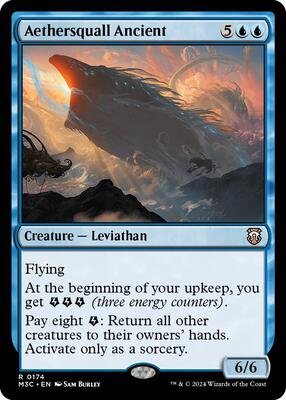 Aethersquall Ancient (Ripple Foil) card from Commander: Modern Horizons 3