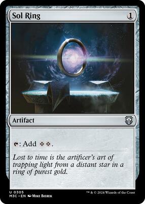 Sol Ring (Ripple Foil) card from Commander: Modern Horizons 3