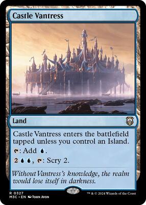 Castle Vantress (Ripple Foil) card from Commander: Modern Horizons 3