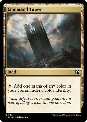 Command Tower (Ripple Foil) card from Commander: Modern Horizons 3