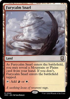 Furycalm Snarl (Ripple Foil) card from Commander: Modern Horizons 3