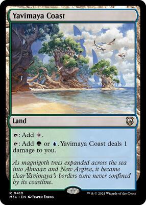 Yavimaya Coast card from Commander: Modern Horizons 3