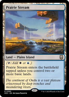 Prairie Stream (Ripple Foil) card from Commander: Modern Horizons 3