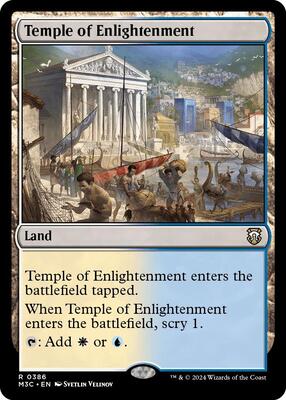 Temple of Enlightenment (Ripple Foil) card from Commander: Modern Horizons 3