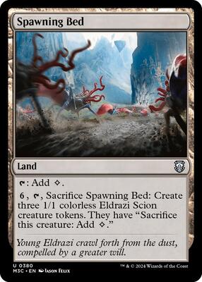 Spawning Bed card from Commander: Modern Horizons 3