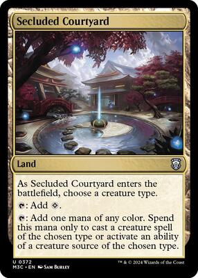 Secluded Courtyard card from Commander: Modern Horizons 3